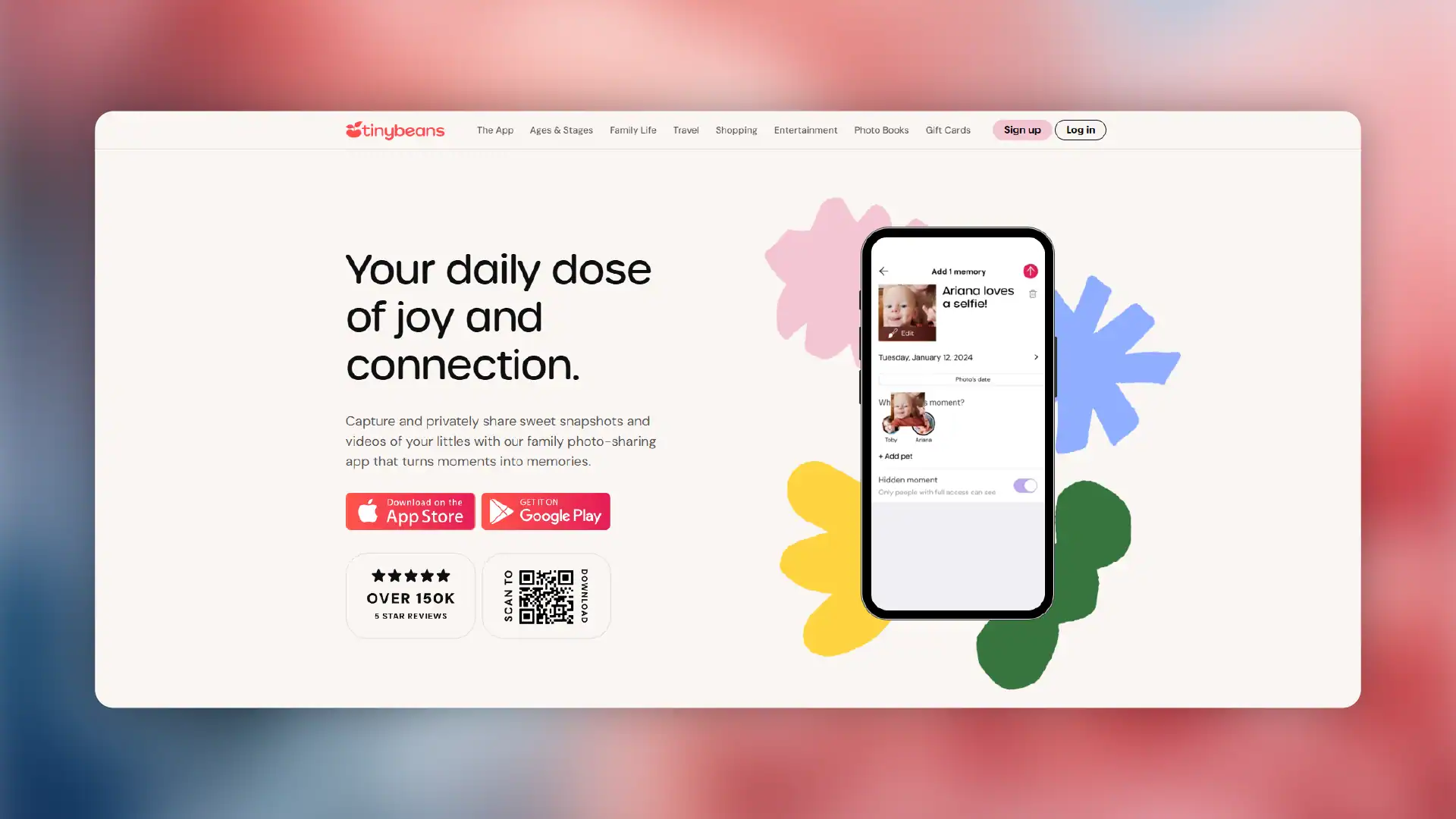 Tinybeans - Website Project